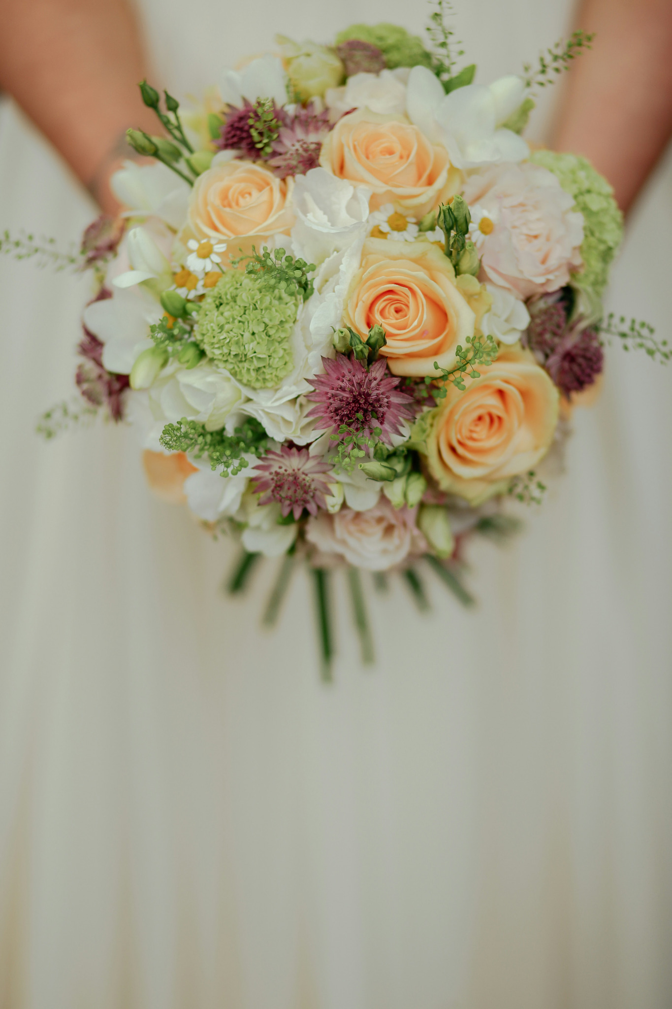 Peach Rose Bouquet